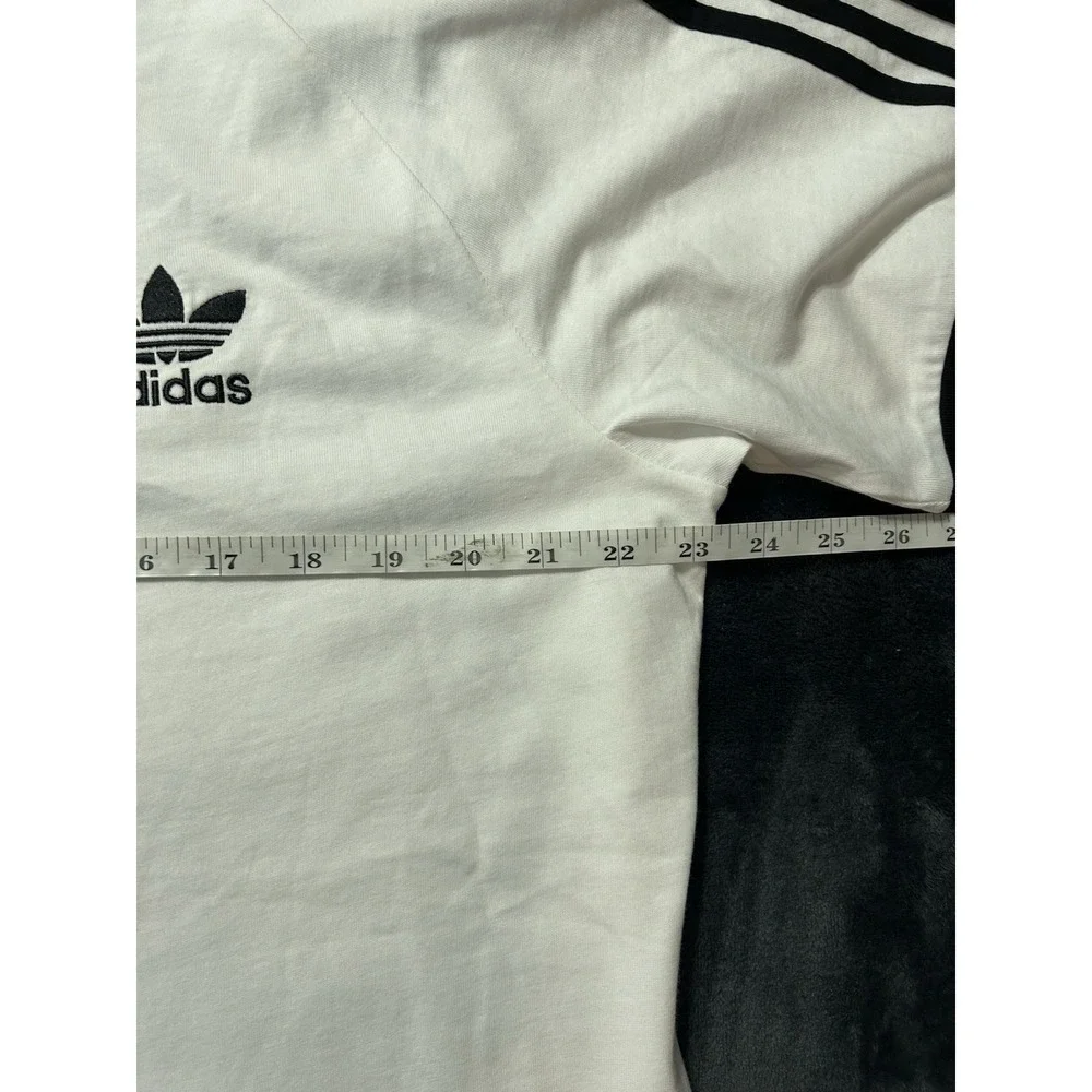 Adidas IA4846 Men's XL 3-Stripes White Originals T-Shirts (C3)
